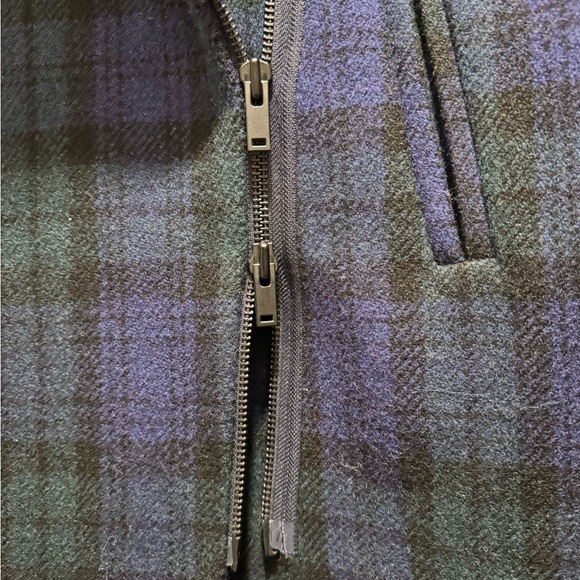 J. Crew Black Watch Plaid Coat 2P - Picture 3 of 7